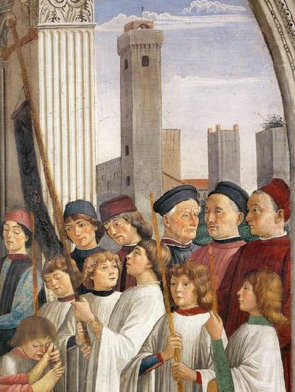 GHIRLANDAIO, Domenico Obsequies of St Fina china oil painting image